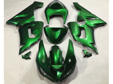 2005-2006 Vert Métallisé ZX6R Carénage Moto