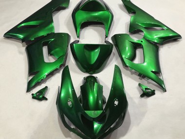 2005-2006 Vert Métallisé ZX6R Carénage Moto