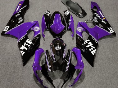 2005-2006 Violet Brillant & Noir Personnalisé GSXR 1000 Carénage Moto