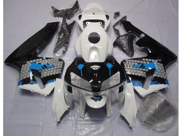 2005-2006 Éclaboussures Bleues CBR600RR Carénage Moto