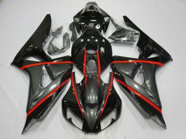 2006-2007 Argent & Noir CBR1000RR Carénage Moto