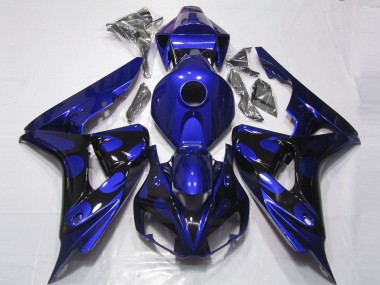 2006-2007 Bleu Brillant & Noir CBR1000RR Carénage Moto