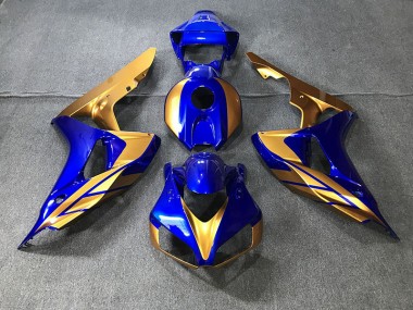 2006-2007 Bleu & Or CBR1000RR Carénage Moto