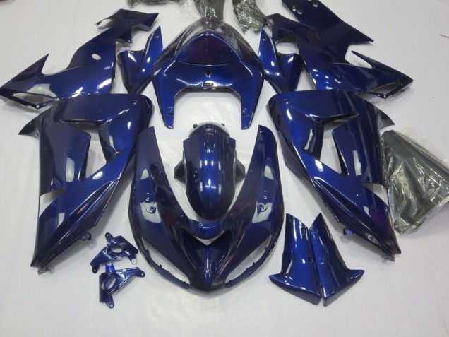 2006-2007 Bleu Profond ZX10R Carénage Moto