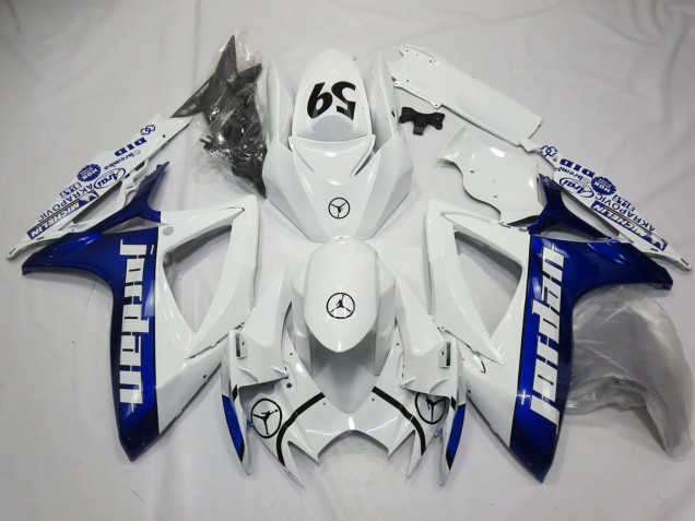 2006-2007 Blu Jordan GSXR 600-750 Carénage Moto