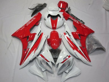 2006-2007 Conception De Style Blanc Rouge R6 Carénage Moto