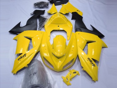 2006-2007 Jaune Brillant ZX10R Carénage Moto