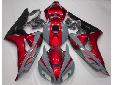 2006-2007 Nardo Gris & Rouge CBR1000RR Carénage Moto