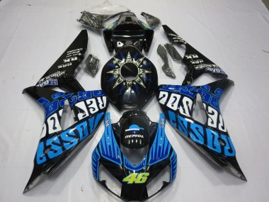 2006-2007 Rossi Bleu Brillant CBR1000RR Carénage Moto