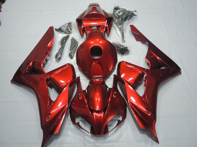 2006-2007 Rouge Foncé CBR1000RR Carénage Moto