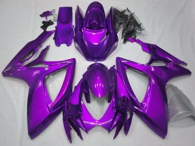 2006-2007 Violet Brillant Uni GSXR 600-750 Carénage Moto