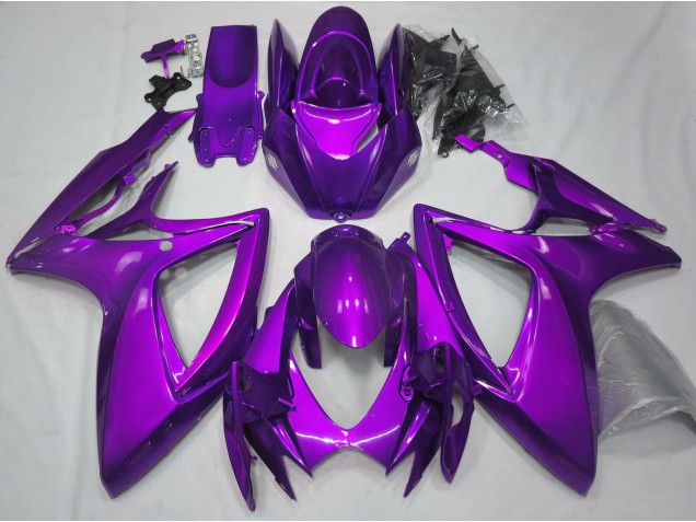 2006-2007 Violet Brillant Uni GSXR 600-750 Carénage Moto