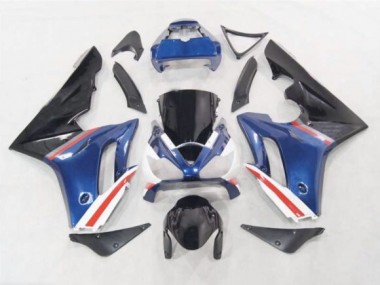 2006-2008 Bleu / Rouge & Blanc Daytona 675 Carénage Moto