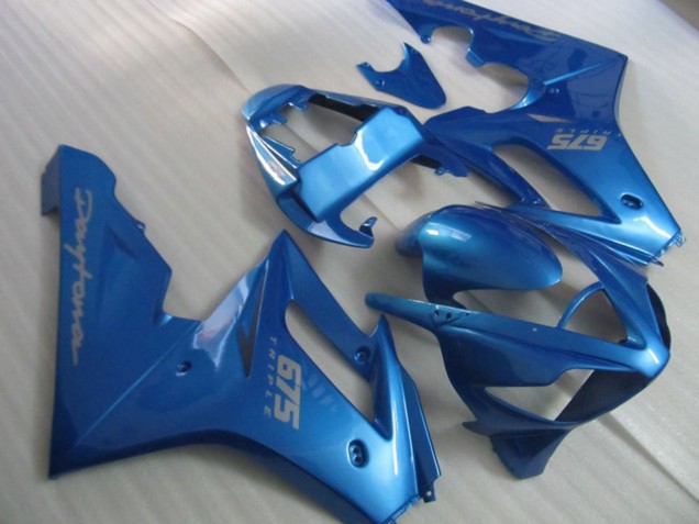 2006-2008 Bleu Vif Daytona 675 Carénage Moto