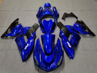 2006-2011 Bleu Brillant ZX14R Carénage Moto