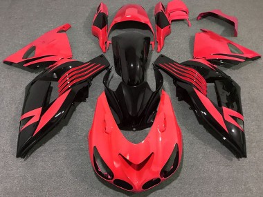 2006-2011 Rouge Vif ZX14R Carénage Moto