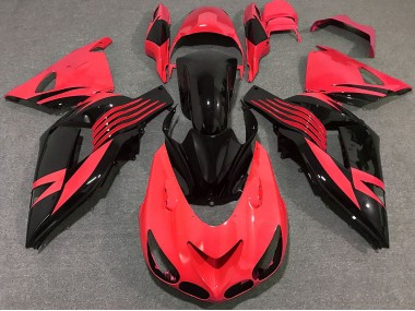 2006-2011 Rouge Vif ZX14R Carénage Moto