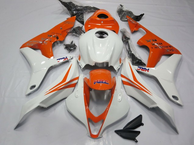 2007-2008 Arancione E Bianco HRC CBR600RR Carénage Moto