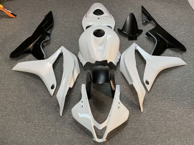 2007-2008 Blanc & Noir Propres CBR600RR Carénage Moto