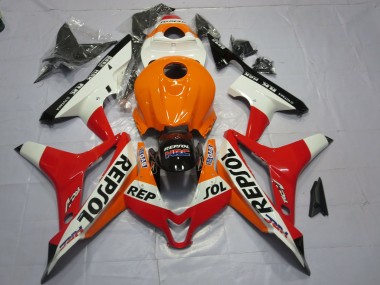 2007-2008 Blanc Repsol CBR600RR Carénage Moto