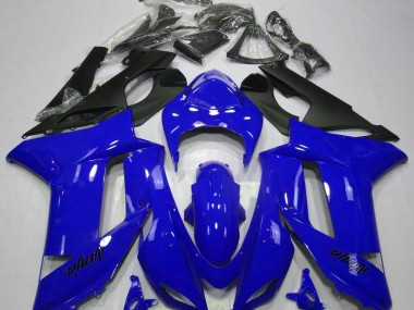 2007-2008 Bleu Brillant ZX6R Carénage Moto