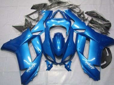 2007-2008 Bleu Clair ZX6R Carénage Moto