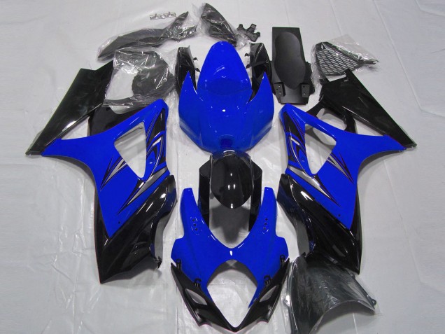 2007-2008 Bleu & Noir GSXR 1000 Carénage Moto