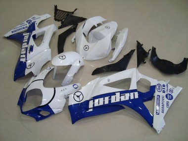 2007-2008 Blu Jordan GSXR 1000 Carénage Moto