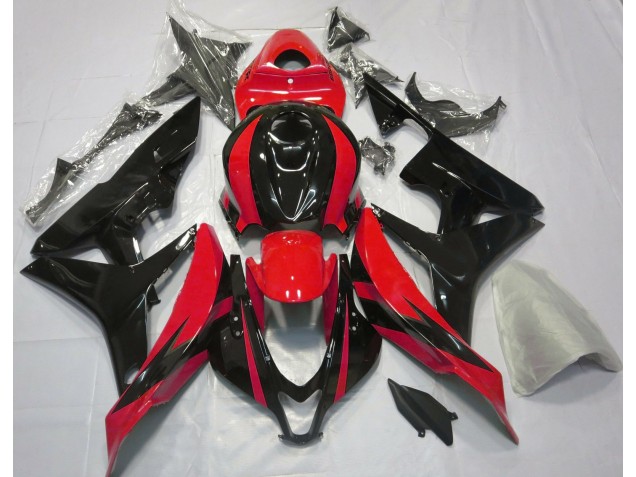 2007-2008 Conception Rouge & Noire OEM CBR600RR Carénage Moto