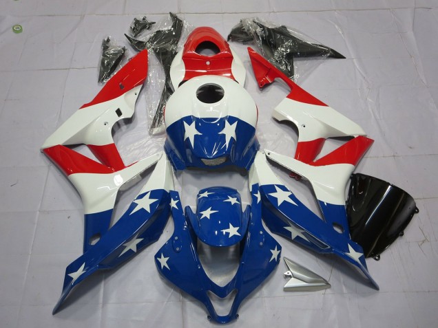 2007-2008 Drapeau Américain CBR600RR Carénage Moto