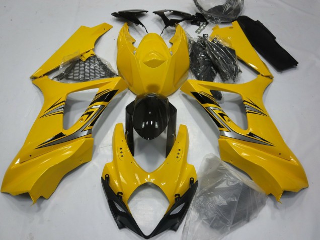 2007-2008 Jaune Brillant GSXR 1000 Carénage Moto