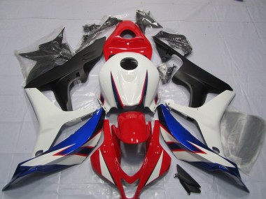 2007-2008 OEM Conception De Style Blanc Rouge Bleu CBR600RR Carénage Moto