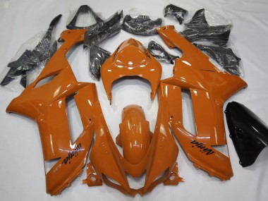 2007-2008 Orange Brillant ZX6R Carénage Moto