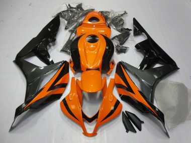 2007-2008 Orange Gris & Noir CBR600RR Carénage Moto