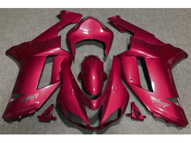 2007-2008 Rouge Bonbon ZX6R Carénage Moto