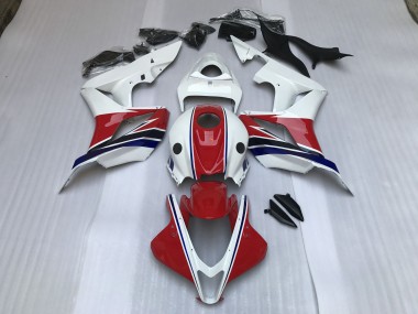 2007-2008 Rouge Brillant & Blanc CBR600RR Carénage Moto