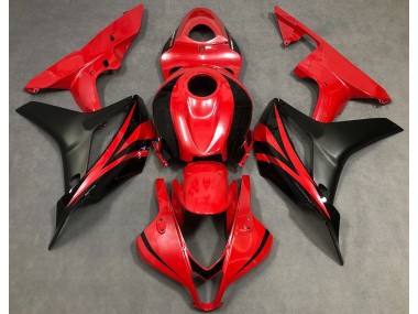 2007-2008 Rouge Perle & Noir CBR600RR Carénage Moto