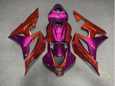 2007-2008 Rouge Violet CBR600RR Carénage Moto