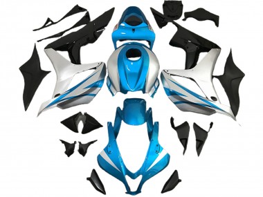 2007-2008 Style Bleu Clair & Argent OEM CBR600RR Carénage Moto