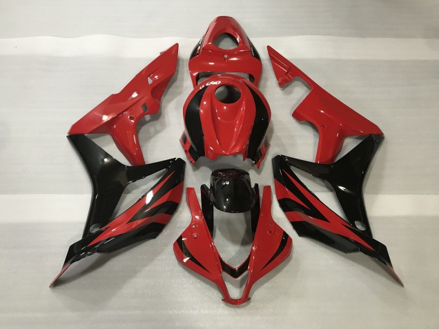 2007-2008 Style Rouge Métallisé OEM CBR600RR Carénage Moto