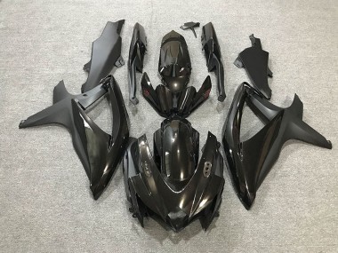 2008-2010 Noir Brillant/Mat GSXR 600-750 Carénage Moto