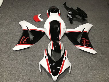 2008-2011 Blanc Brillant Rouge & Noir CBR1000RR Carénage Moto