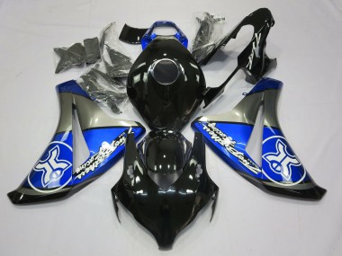 2008-2011 Conception Spéciale Bleu Argent CBR1000RR Carénage Moto