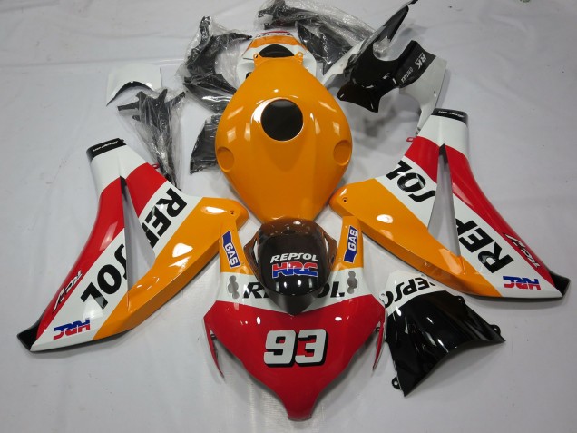 2008-2011 Lumière Repsol CBR1000RR Carénage Moto