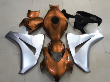 2008-2011 Orange Brillant & Argent CBR1000RR Carénage Moto