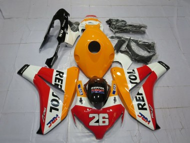 2008-2011 Orange Clair Repsol CBR1000RR Carénage Moto