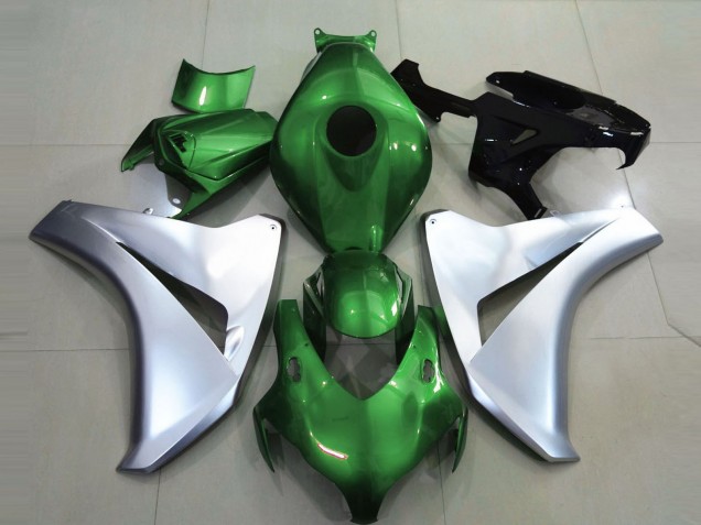 2008-2011 Vert Brillant & Argent CBR1000RR Carénage Moto