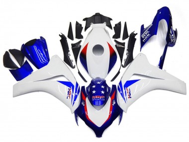 2008-2011 Étoile Bleue Vibrante CBR1000RR Carénage Moto