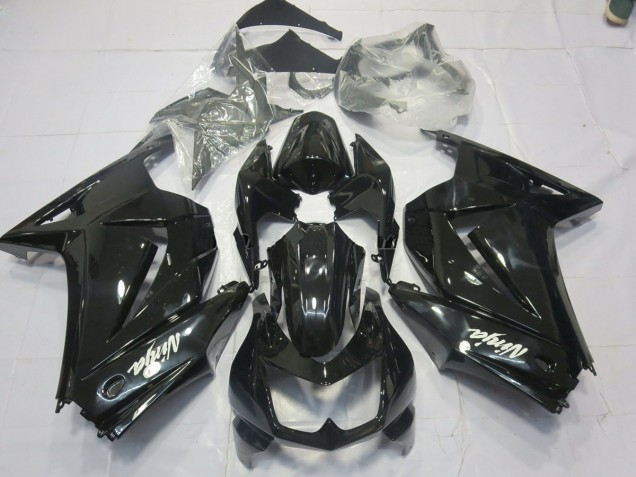 2008-2012 Noir Brillant Ninja 250 Carénage Moto