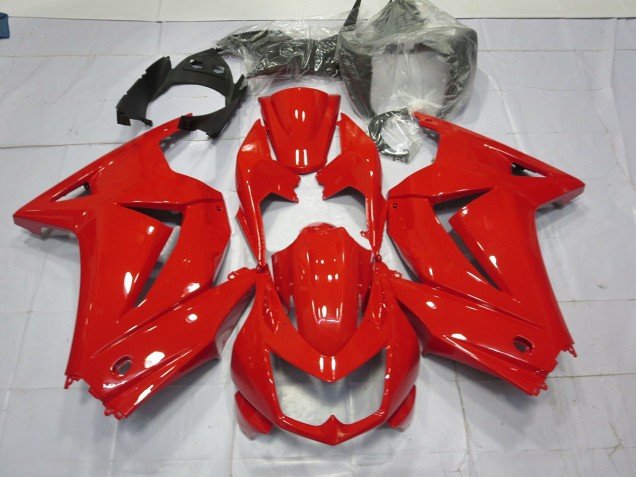 2008-2012 Rouge Brillant Ninja 250 Carénage Moto